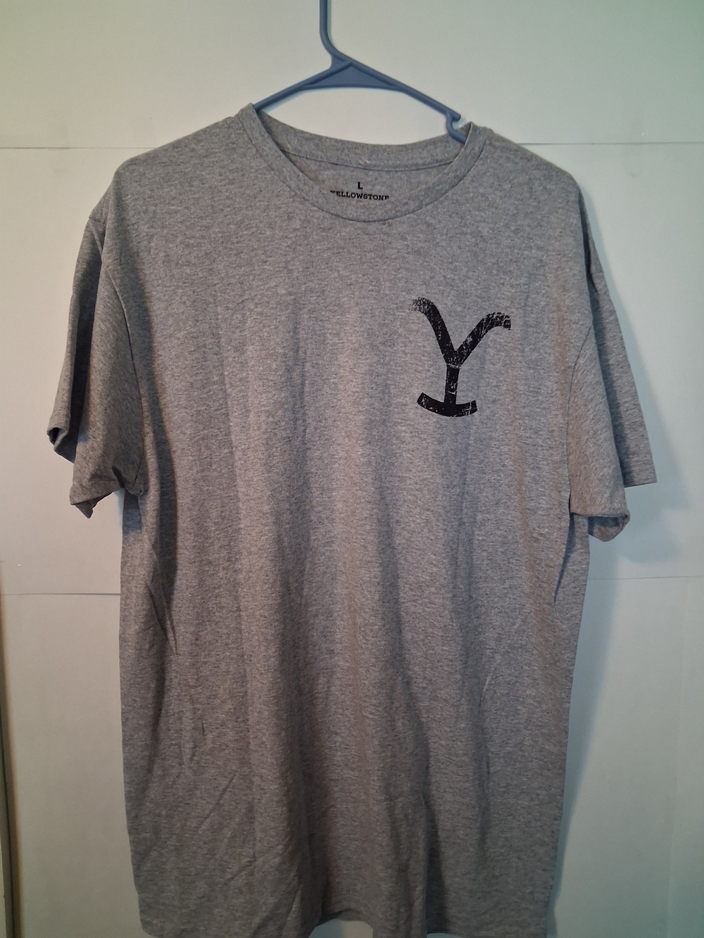 Yellowstone Men’s Gray Graphic Short Sleeve Tee